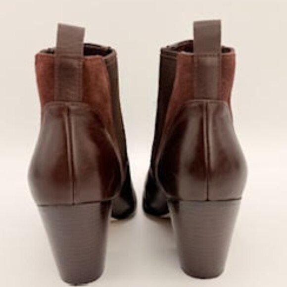 Cole Haan Grand.OS Leather Chelsea Ankle Boots Brown Women’s Size 10B - Picture 3 of 11